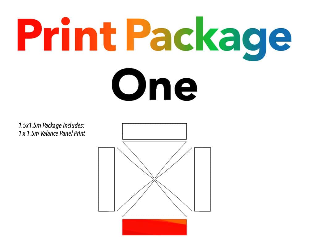 1.5x1.5 printed gazebo package 1