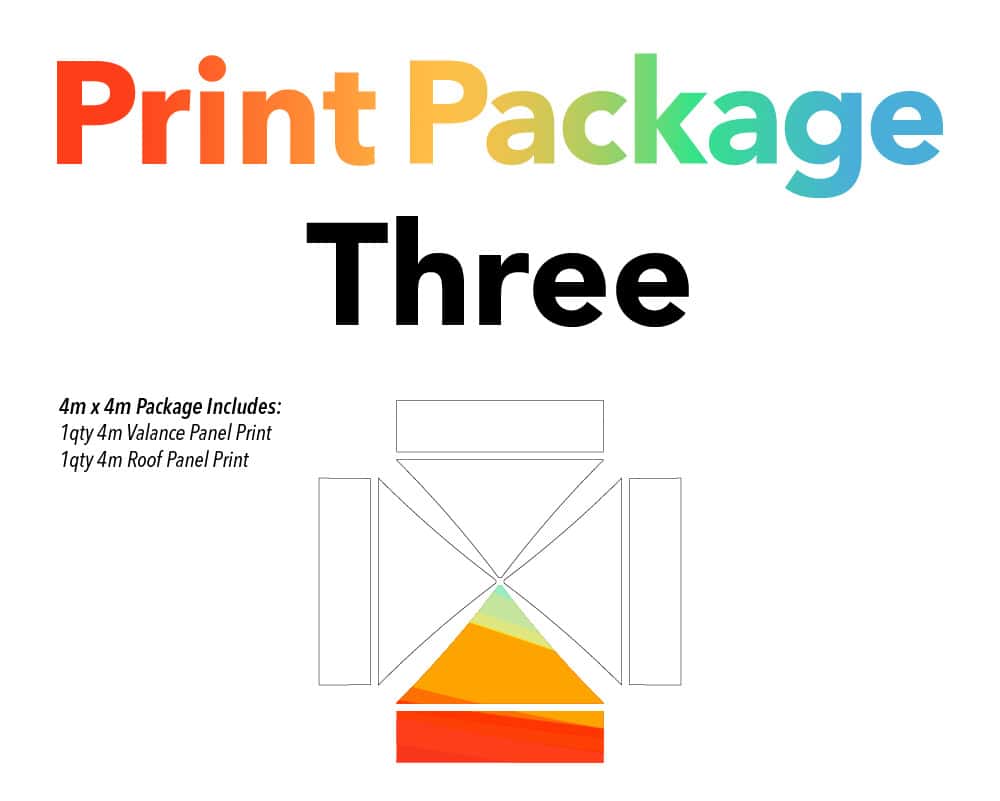 4x4 printed gazebo package 1