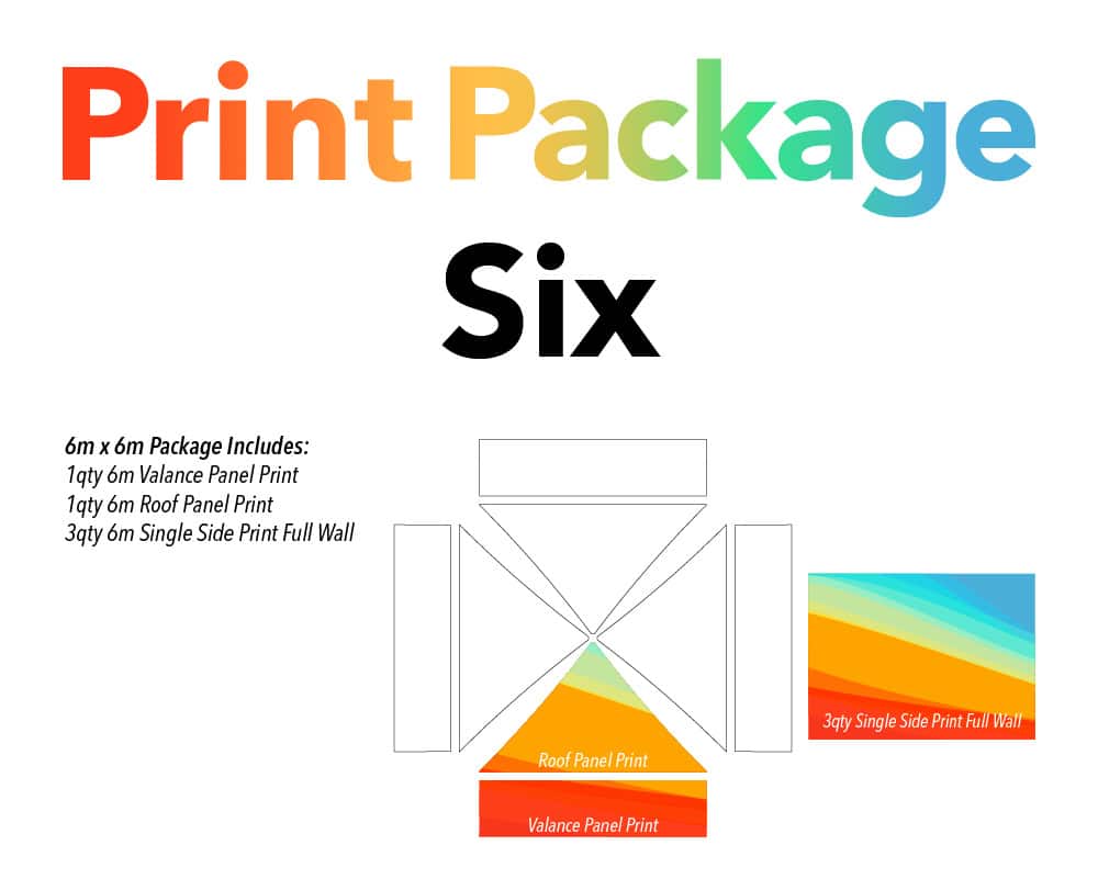6x6 printed gazebo package 6