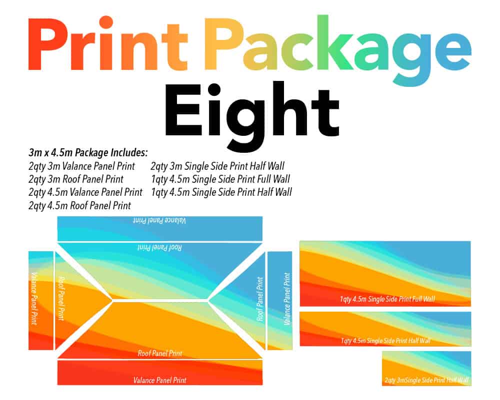 3x4.5 printed gazebo package 7