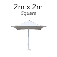 thumbnail 300 commerical umbrella 2m x 2m
