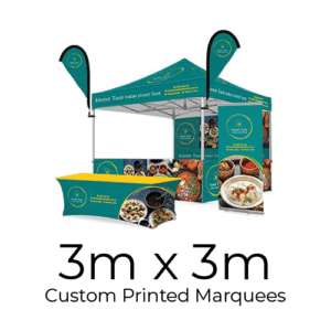 product display custom printed marquees 3mx3m