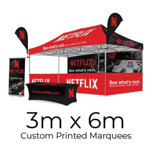 product display custom printed marquees 3mx6m