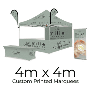 product display custom printed marquees 4mx4m